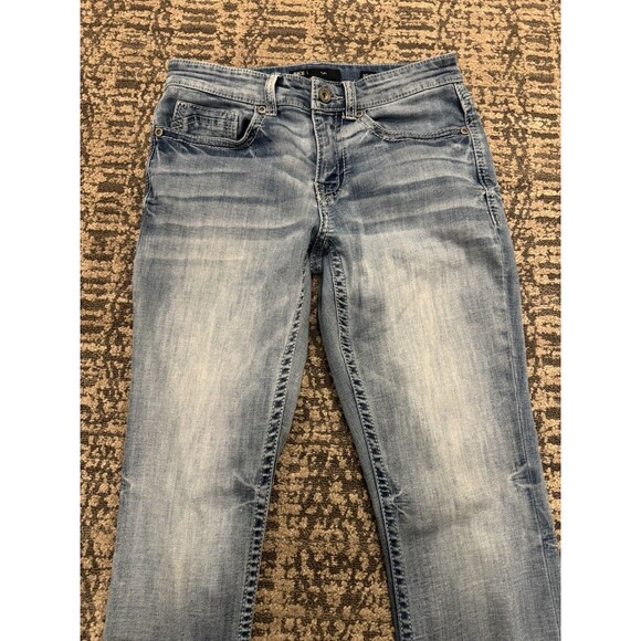 BKE Men’s Jeans Alec 30x32 (fit More Like 30x31) Light Wash Denim Jeans Straight - Picture 8 of 11